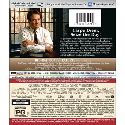Dead Poets Society (1989) (4K UHD + Blu-ray)