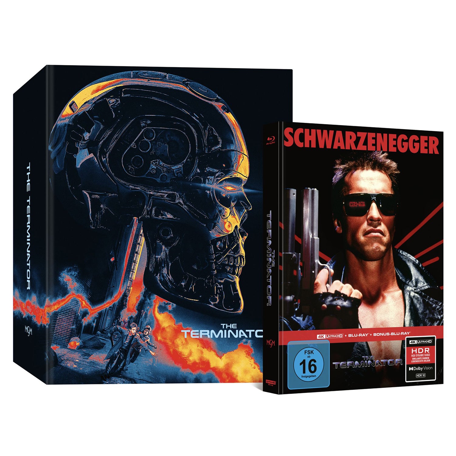Терминатор (1984) (англ. язык) (4K UHD + Blu-ray + Bonus Blu-ray) Ultimate Edition w/Mediabook [Cover A]