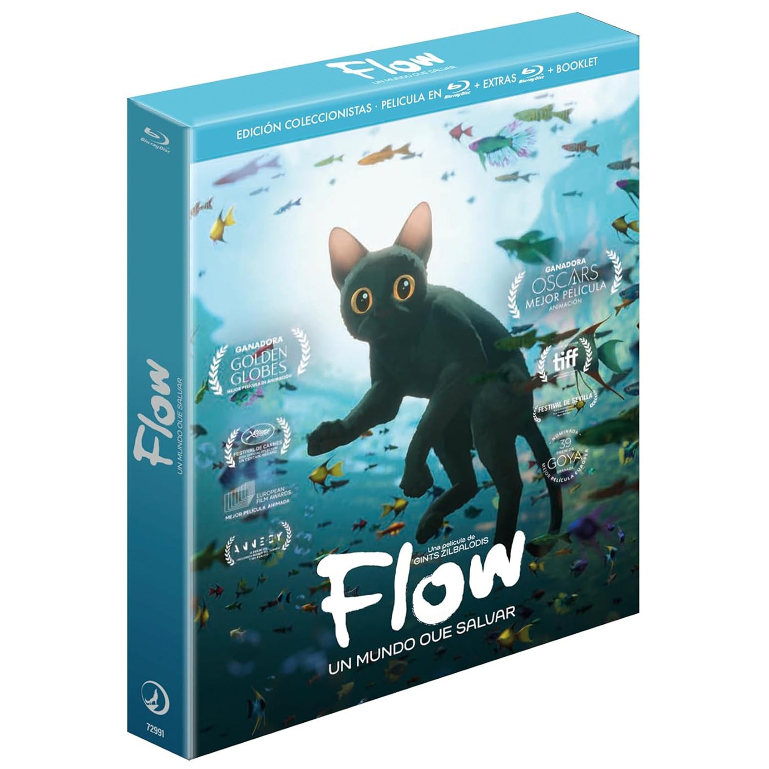 Поток (2024) (Blu-ray + Bonus Blu-ray + Booklet) DigiPack Collector's Edition