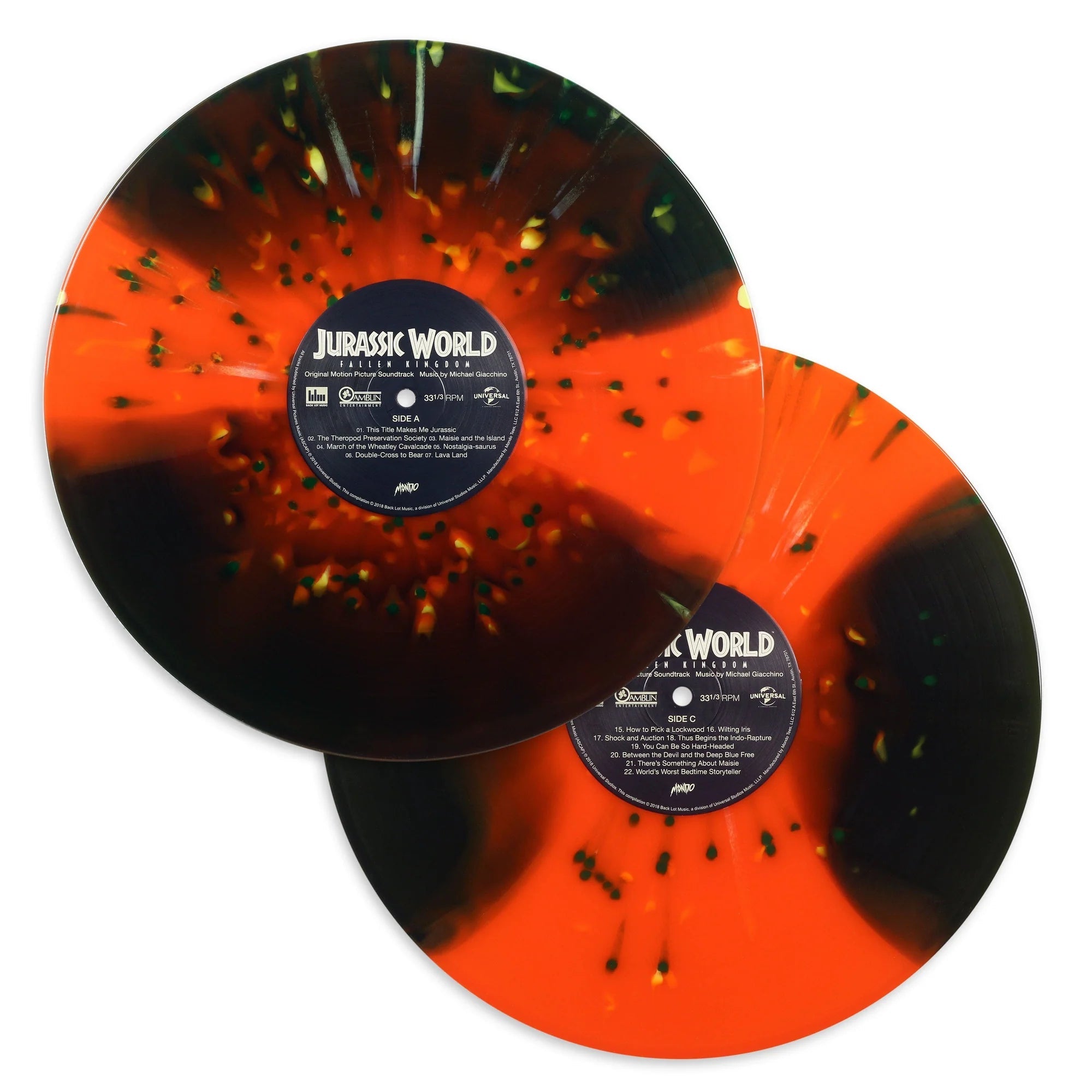 Jurassic World: Fallen Kingdom (Original Motion Picture Soundtrack) (Indo-Raptor Orange Stripe Vinyl 2 LP)