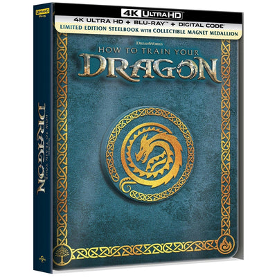 Как приручить дракона (2025) (англ. язык) (4K UHD + Blu-ray) Steelbook