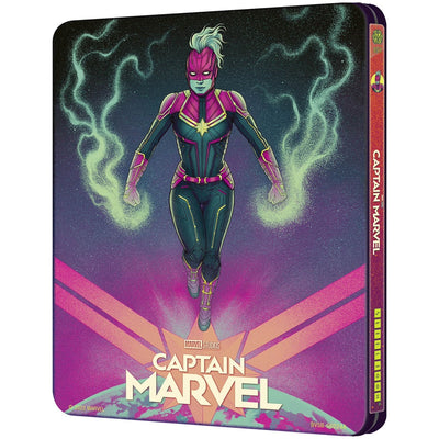 Капитан Марвел (англ. язык) (4K UHD + Blu-ray) Mondo #059 Steelbook