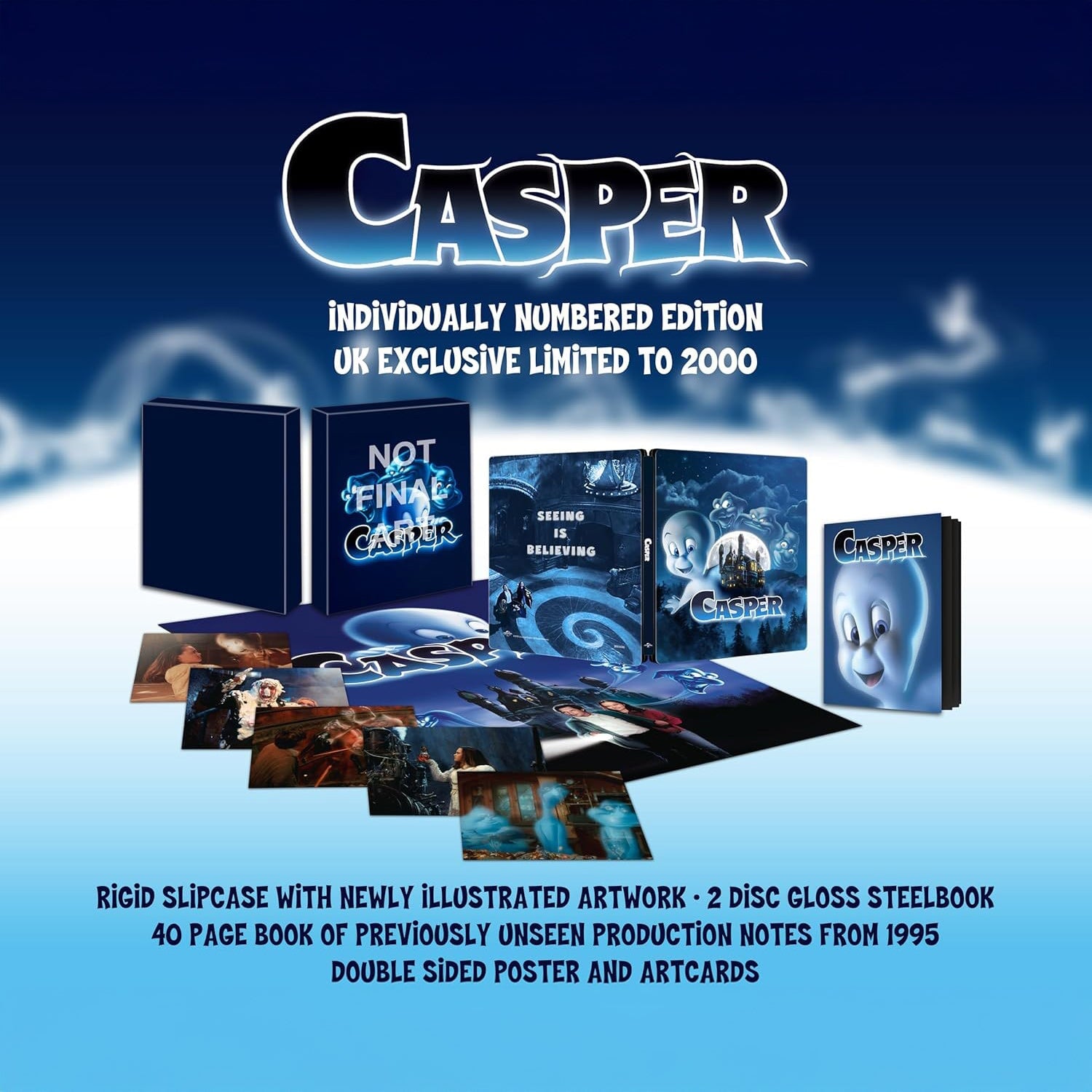 Каспер (1995) (4K UHD + Blu-ray) 30th Anniversary Collector's Edition Steelbook