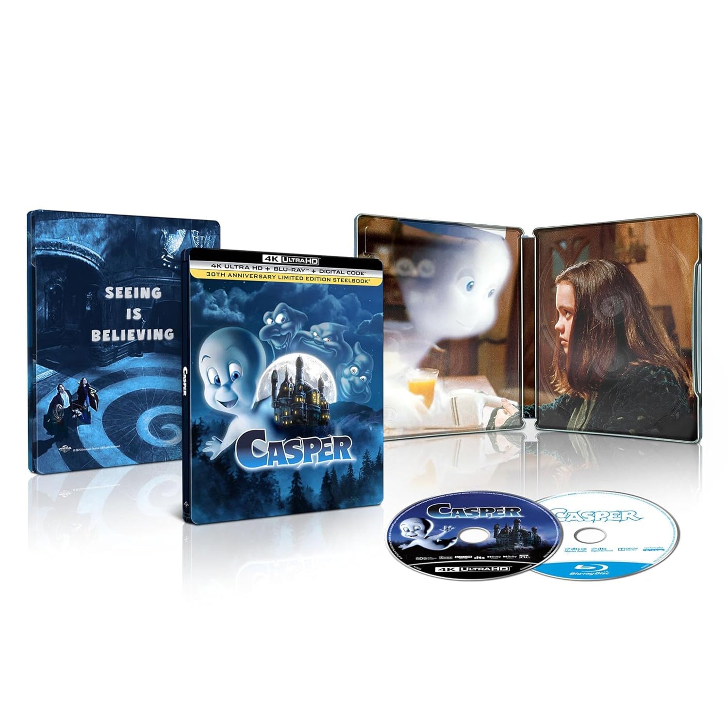 Каспер (1995) (англ. язык) (4K UHD + Blu-ray) Steelbook [30th Anniversary Edition]