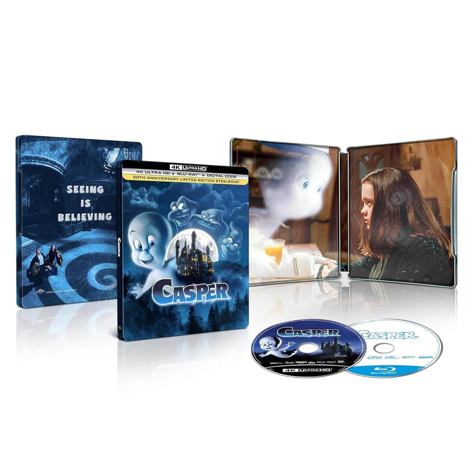Каспер (1995) (англ. язык) (4K UHD + Blu-ray) Steelbook [30th Anniversary Edition]