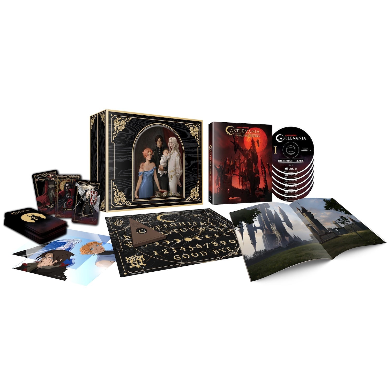 Кастлвания: Сезоны 1-4 (англ. язык) (2017-2021) (6 Blu-ray) Limited Edition [Регион A]