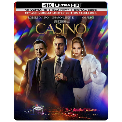 Казино (1995) (англ. язык) (4K UHD + Blu-ray) Steelbook