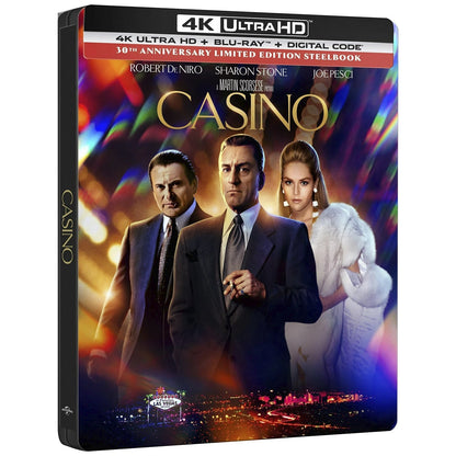 Казино (1995) (англ. язык) (4K UHD + Blu-ray) Steelbook