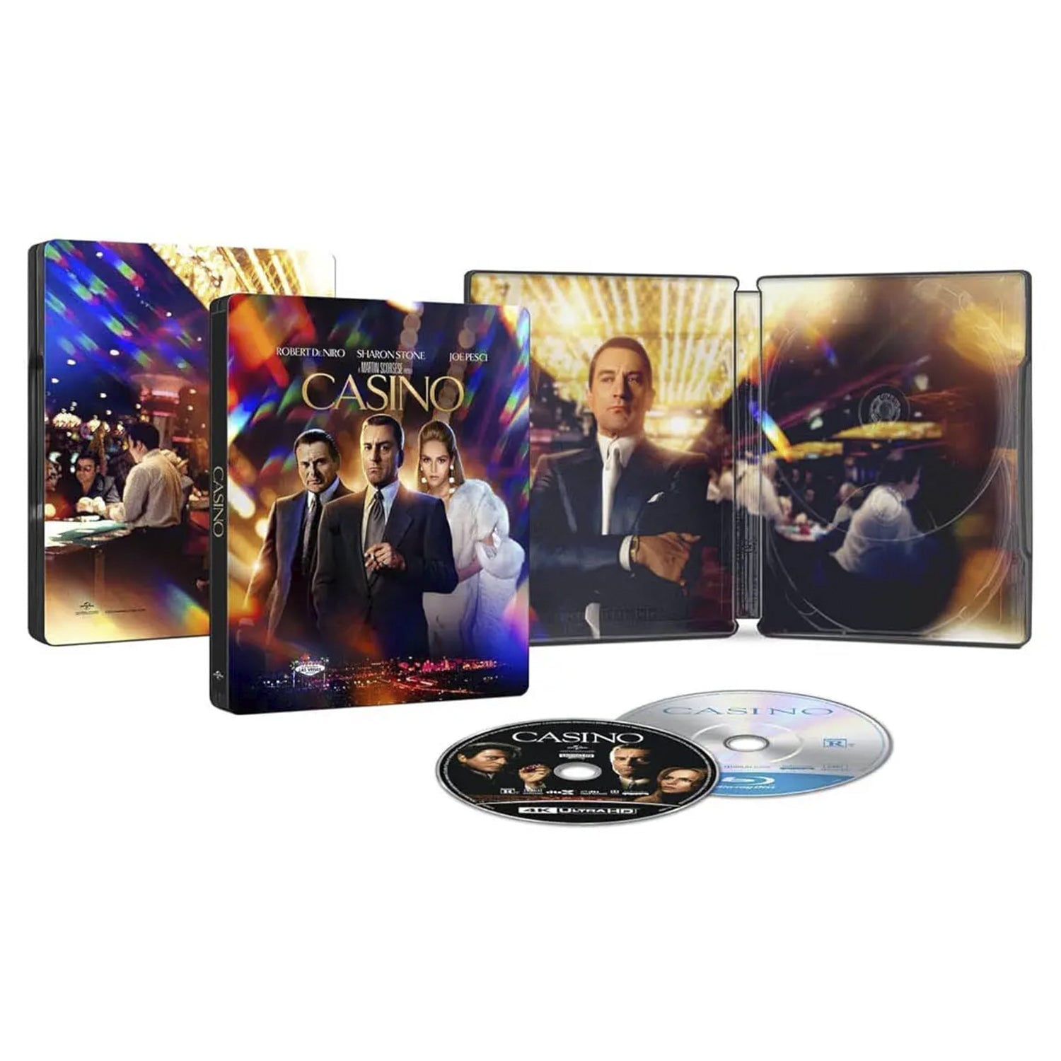 Казино (1995) (англ. язык) (4K UHD + Blu-ray) Steelbook