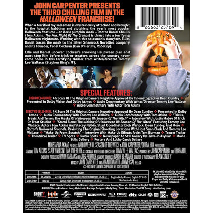 Хэллоуин 3: Сезон ведьм (1982) (англ. язык) (4K UHD + Blu-ray) Steelbook