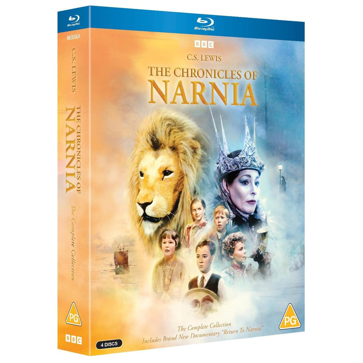 Хроники Нарнии: Полная коллекция (ТВ Сериал 1988-1990) (англ. язык) (4 Blu-ray) Box Set