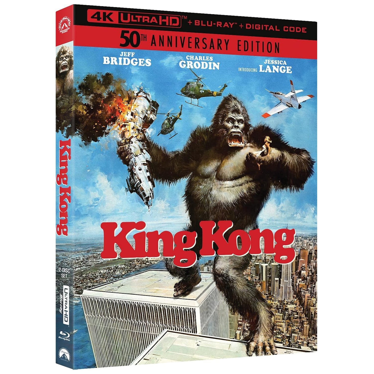 Кинг-Конг (1976) [Театральная & Расширенная ТВ Версии] (англ. язык) (4K UHD + Blu-ray) [50th Anniversary Edition]