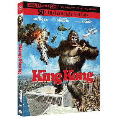 Кинг-Конг (1976) [Театральная & Расширенная ТВ Версии] (англ. язык) (4K UHD + Blu-ray) [50th Anniversary Edition]