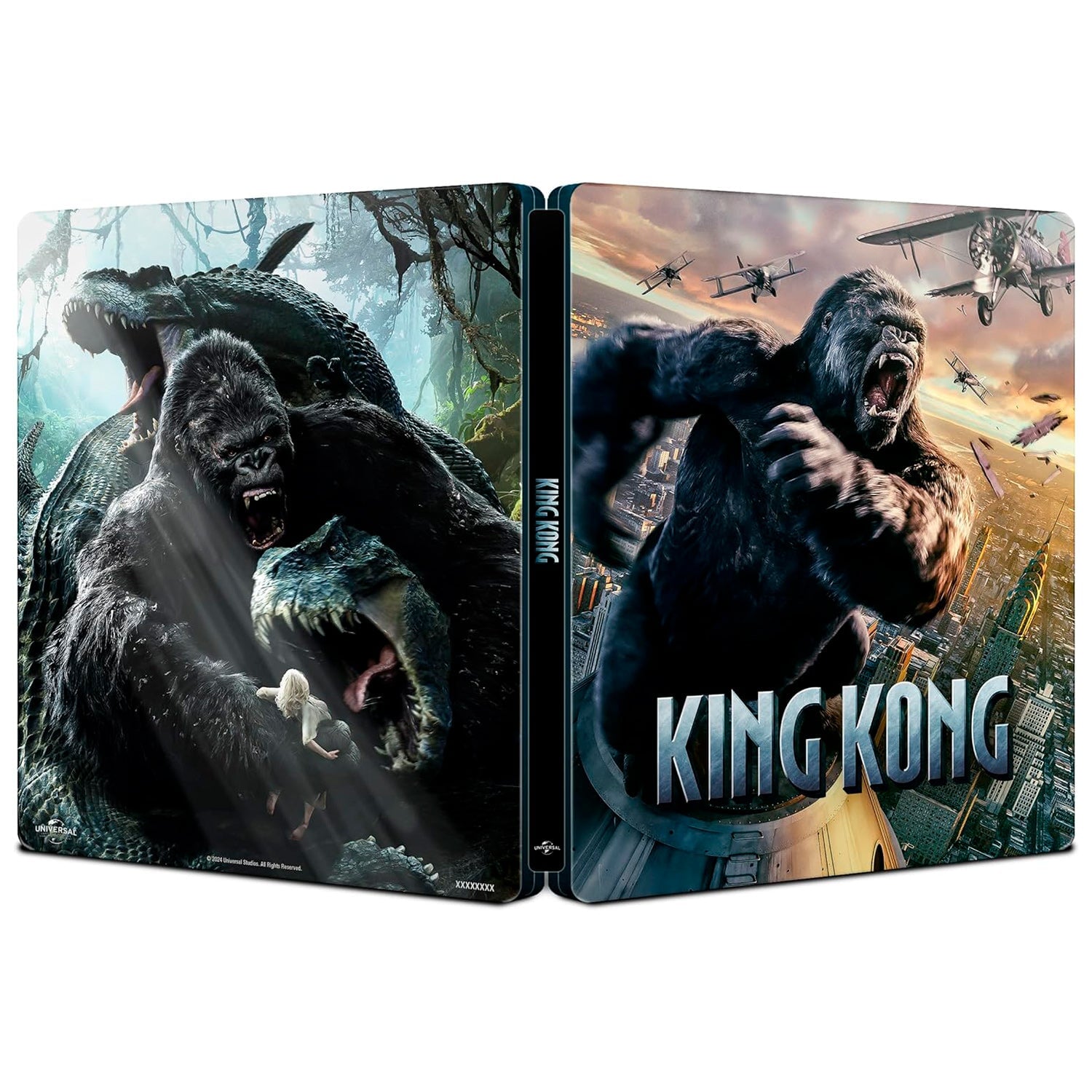 Кинг Конг (2005) (англ. язык) (4K UHD + 2 Blu-ray) Steelbook Limited Collector's Edition