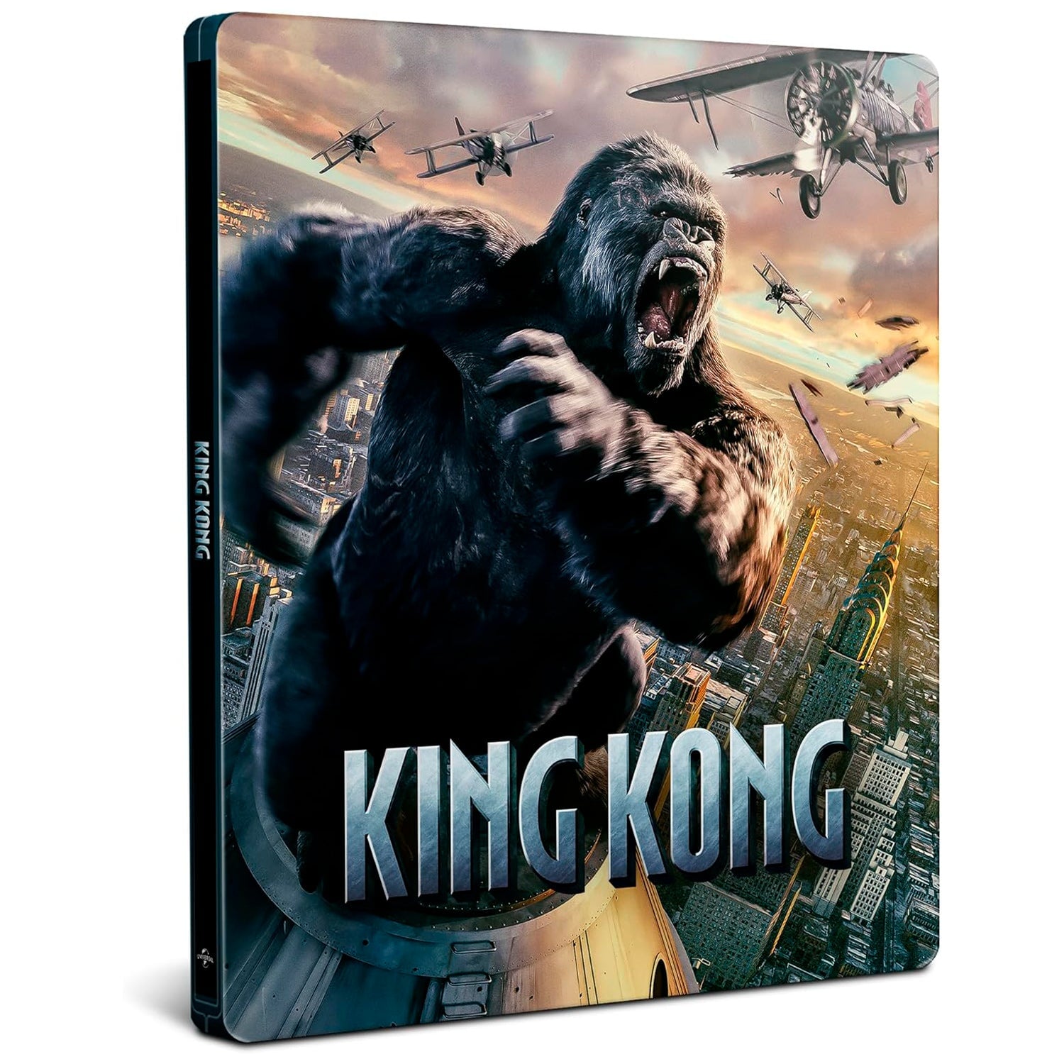 Кинг Конг (2005) (англ. язык) (4K UHD + 2 Blu-ray) Steelbook Limited Collector's Edition