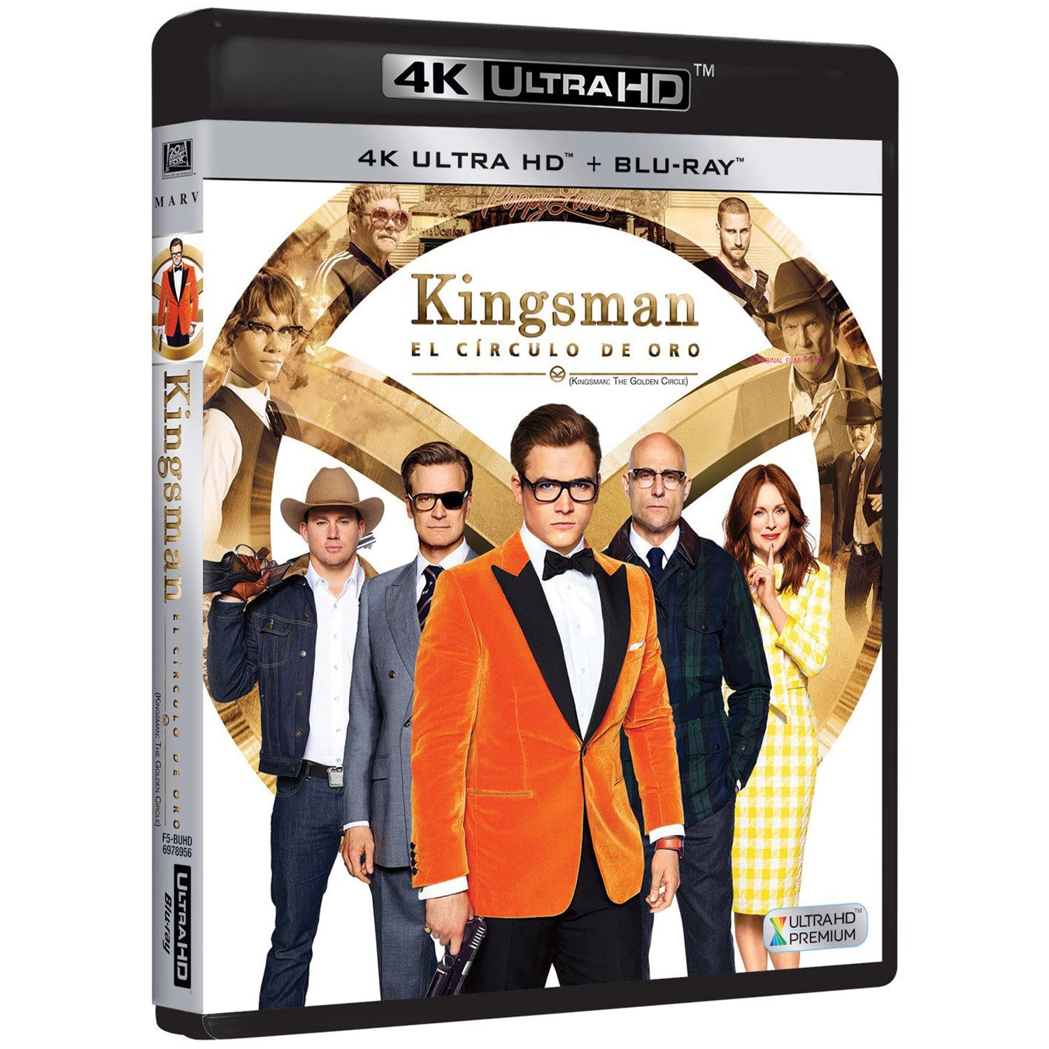 Kingsman: Золотое кольцо (2017) (4K UHD + Blu-ray)
