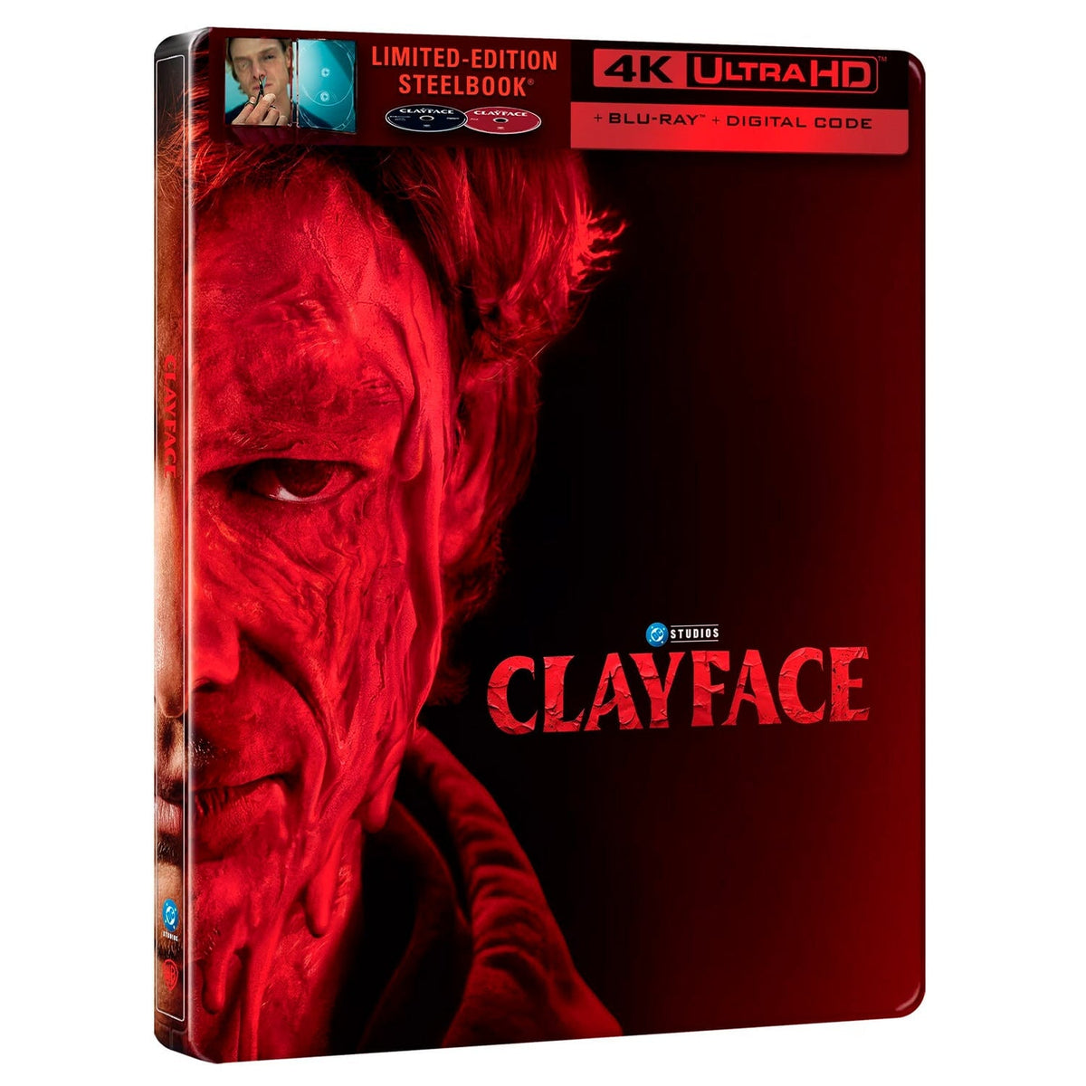 Клэйфейс (2026) (англ. язык) (4K UHD + Blu-ray) Steelbook