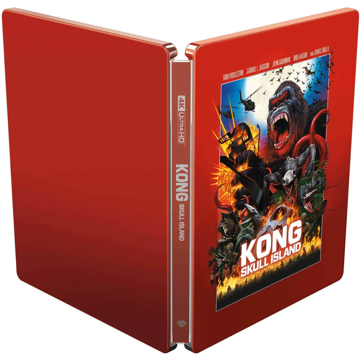 Конг: Остров черепа (2017) (4K UHD + Blu-ray) Steelbook