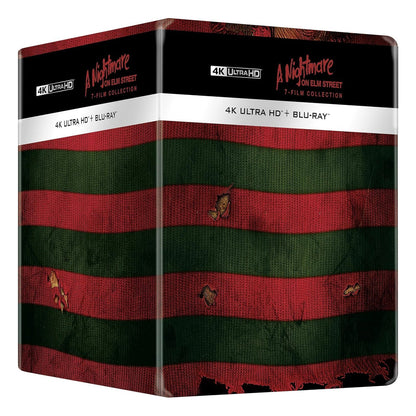Кошмар на улице Вязов: Коллекция фильмов 1-7 (1984-1994) (англ. язык) (4K UHD + Blu-ray) Steelbook Library Case Collection [Includes 3D Glasses]
