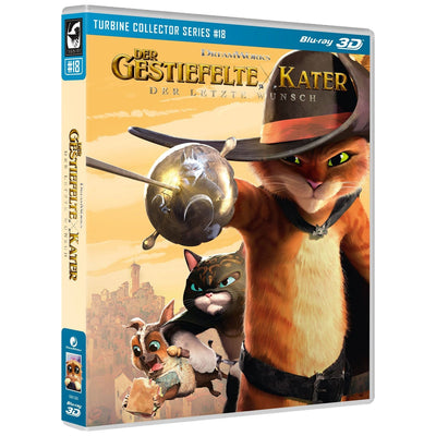 Кот в сапогах: Последнее желание (2022) (англ. язык) (3D Blu-ray) Turbine Collector Series #18 (Blu-ray 3D)