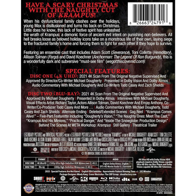 Крампус (2015) [Расширенная версия] (англ. язык) (4K UHD + Blu-ray) Steelbook