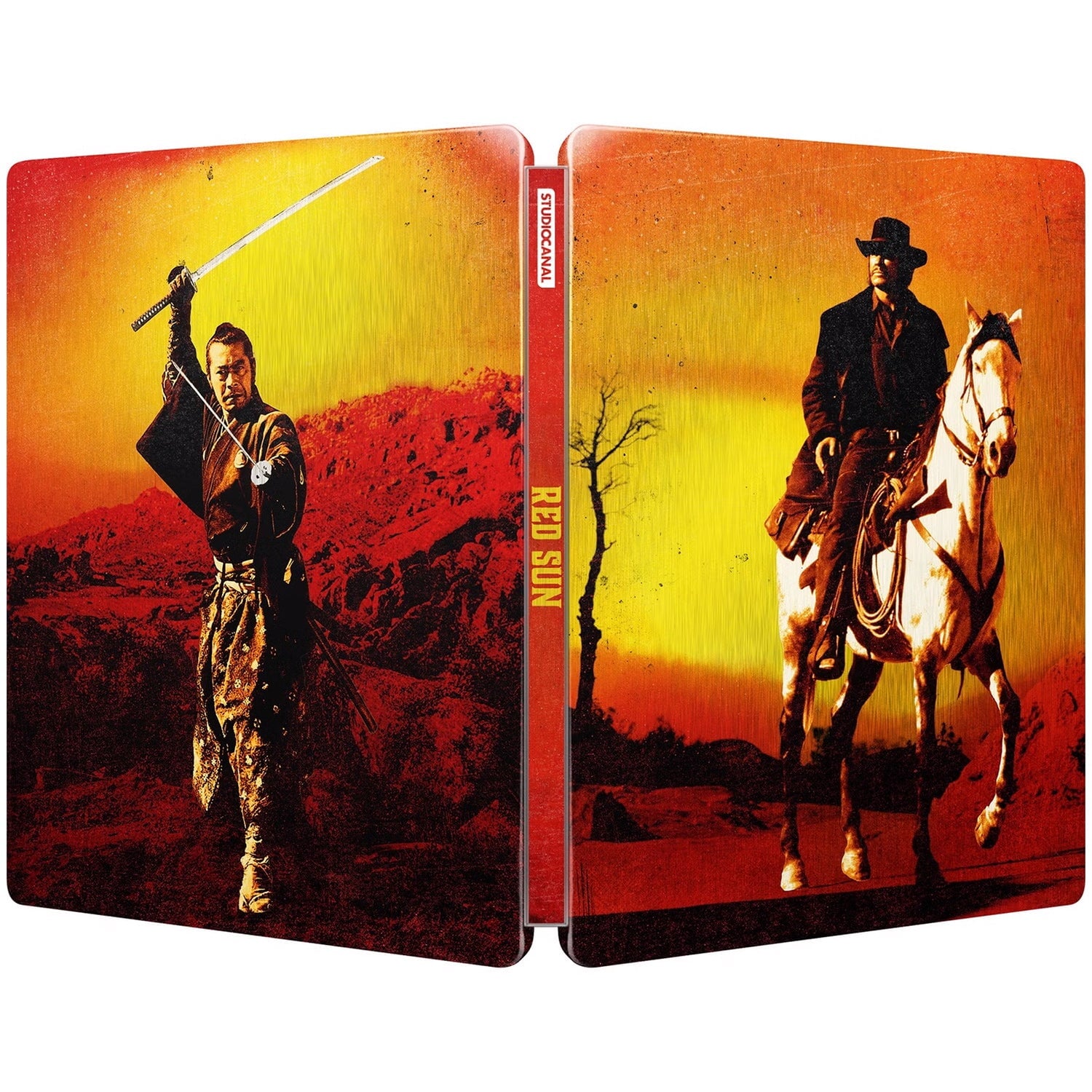 Красное солнце (1971) (англ. язык) (4K UHD + Blu-ray) Steelbook