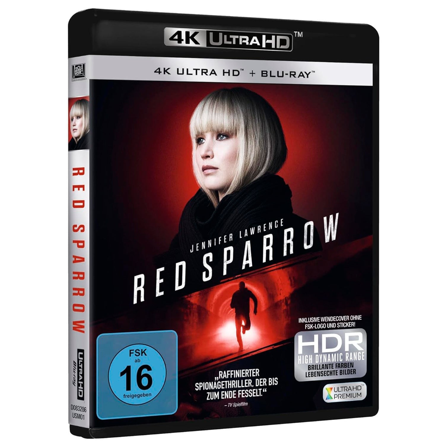 Красный воробей (2018) (4K UHD + Blu-ray)
