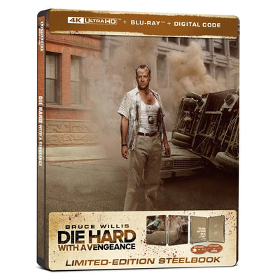 Крепкий орешек 3: Возмездие (1995) (англ. язык) (4K UHD + Blu-ray) Steelbook