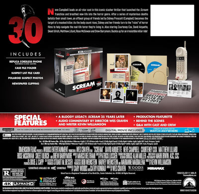 Крик (1996) (4K UHD + Blu-ray) [30th Anniversary] Collector's Set