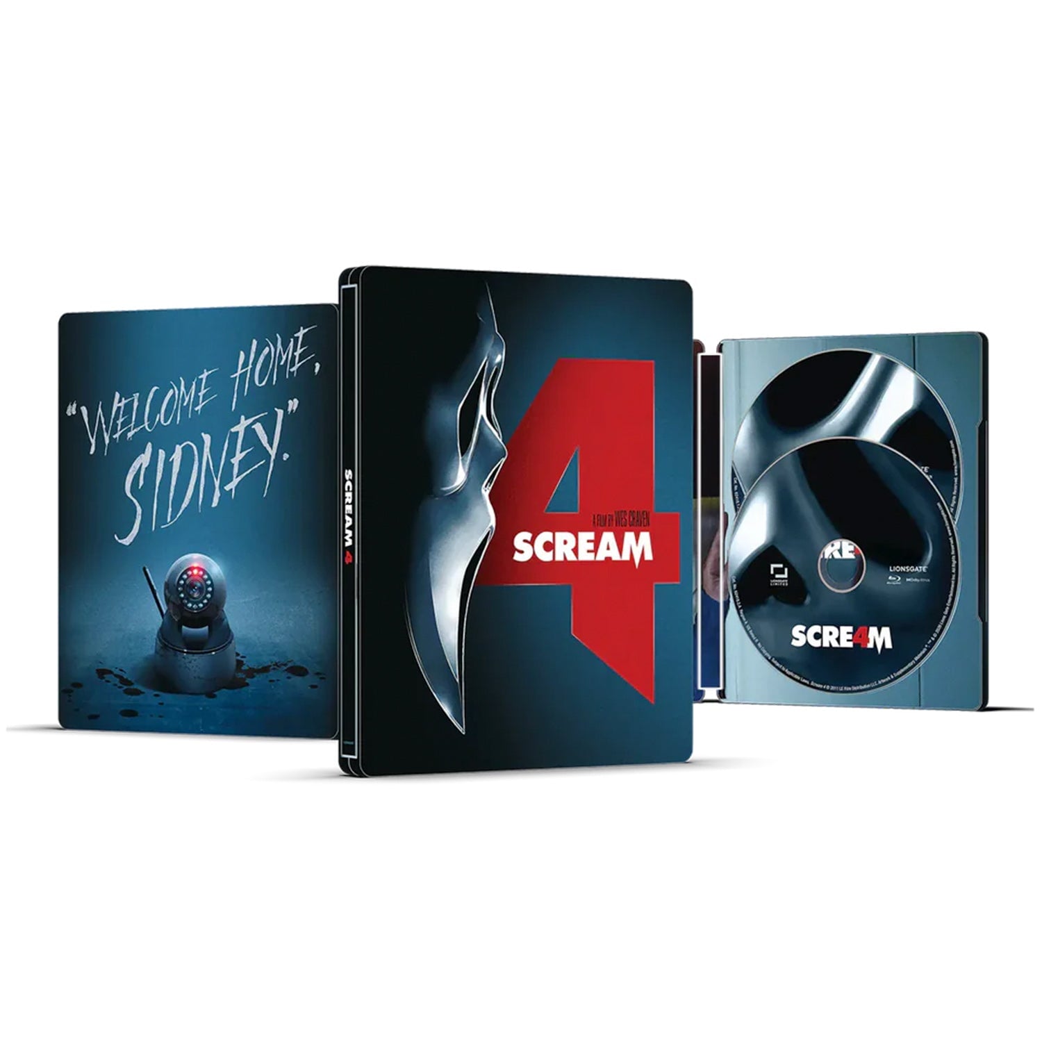 Крик 4 (2011) (англ. язык) (4K UHD + Blu-ray) Steelbook