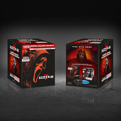 Крик 7 (2026) (англ. язык) (4K UHD + Blu-ray) Exclusive Collector's Edition with Handmade by Robots Ghostface Vinyl Figure