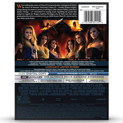 Крик в общаге (2009) (англ. язык) (4K UHD + Blu-ray) Steelbook