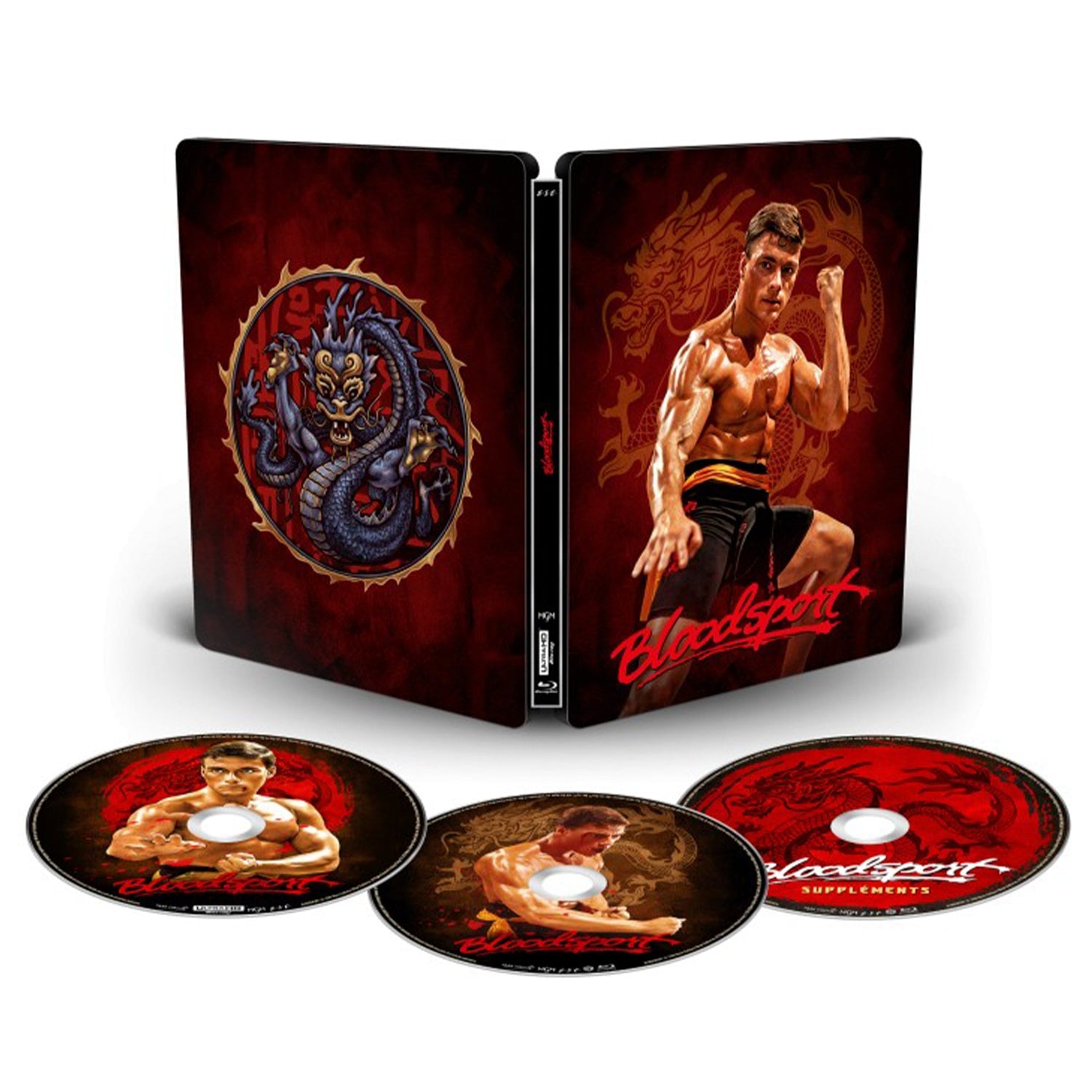 Кровавый спорт (1988) (англ. язык) (4K UHD + Blu-ray + Bonus Blu-ray) Steelbook