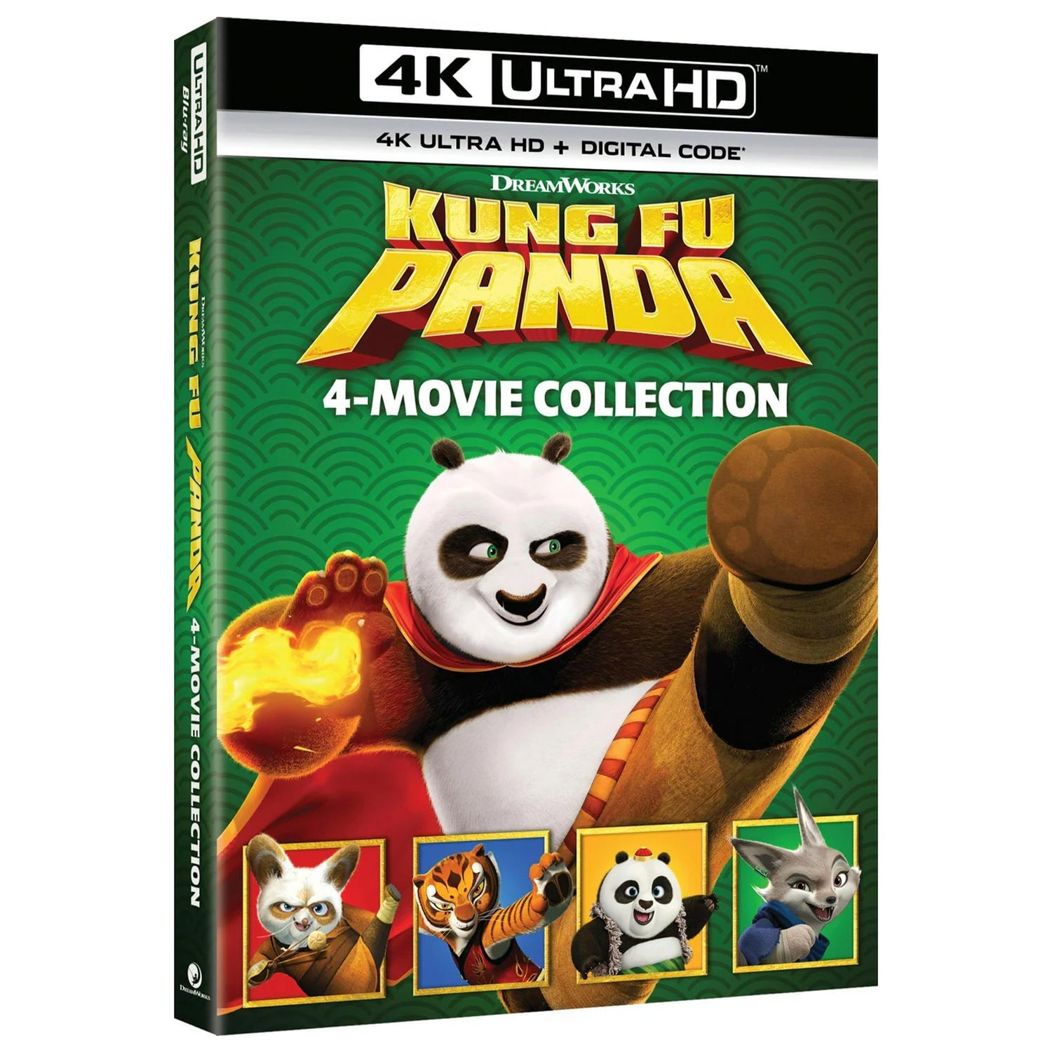 Кунг-фу Панда 1-4 (2008-2024) (англ. язык) (4K UHD)