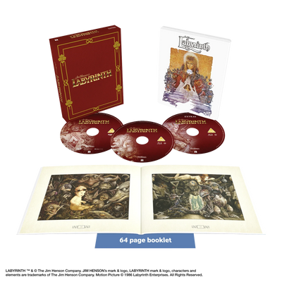 Лабиринт (1986) (англ. язык) (4K UHD + Blu-ray + Bonus Disc) Collector's Edition Steelbook