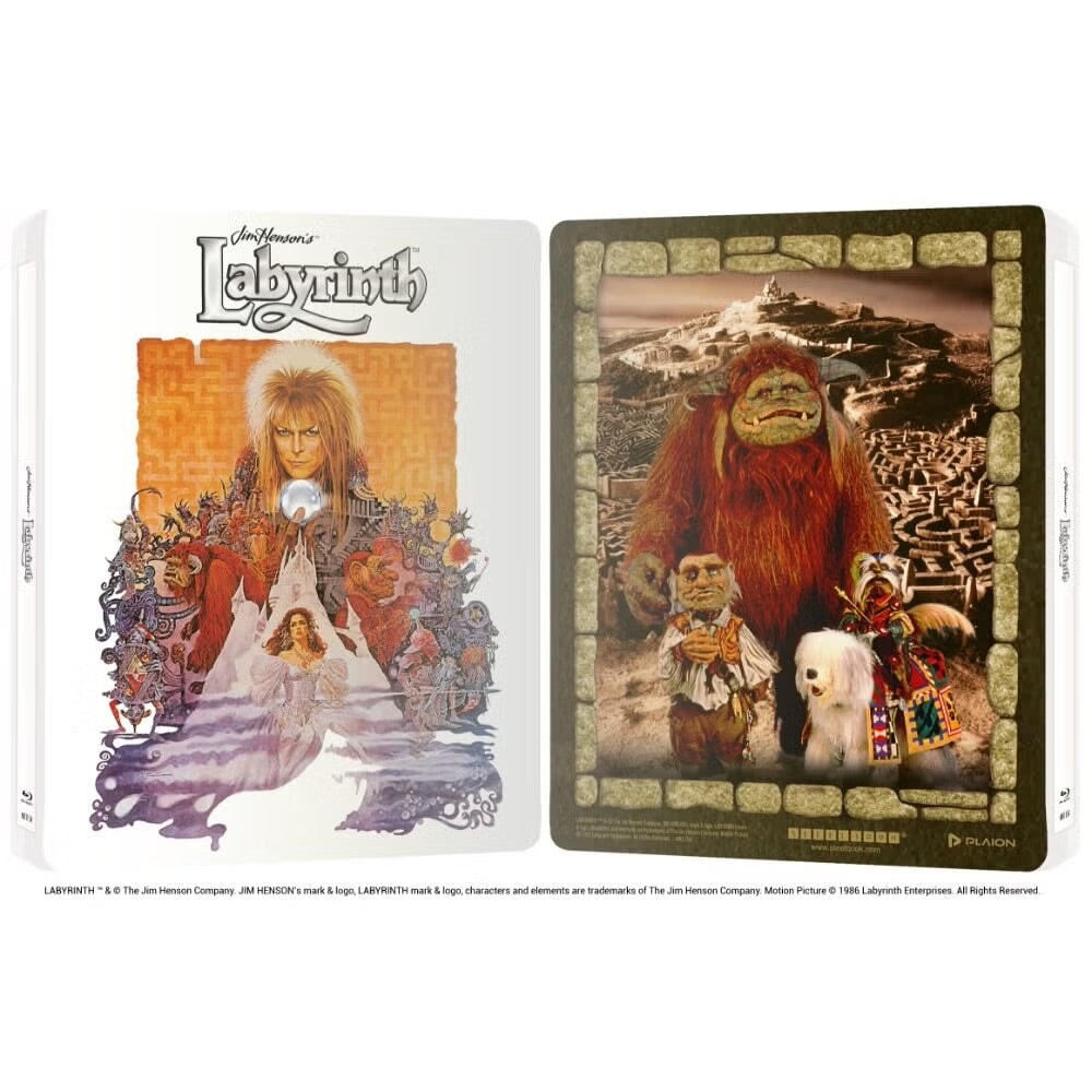 Лабиринт (1986) (англ. язык) (4K UHD + Blu-ray + Bonus Disc) Steelbook