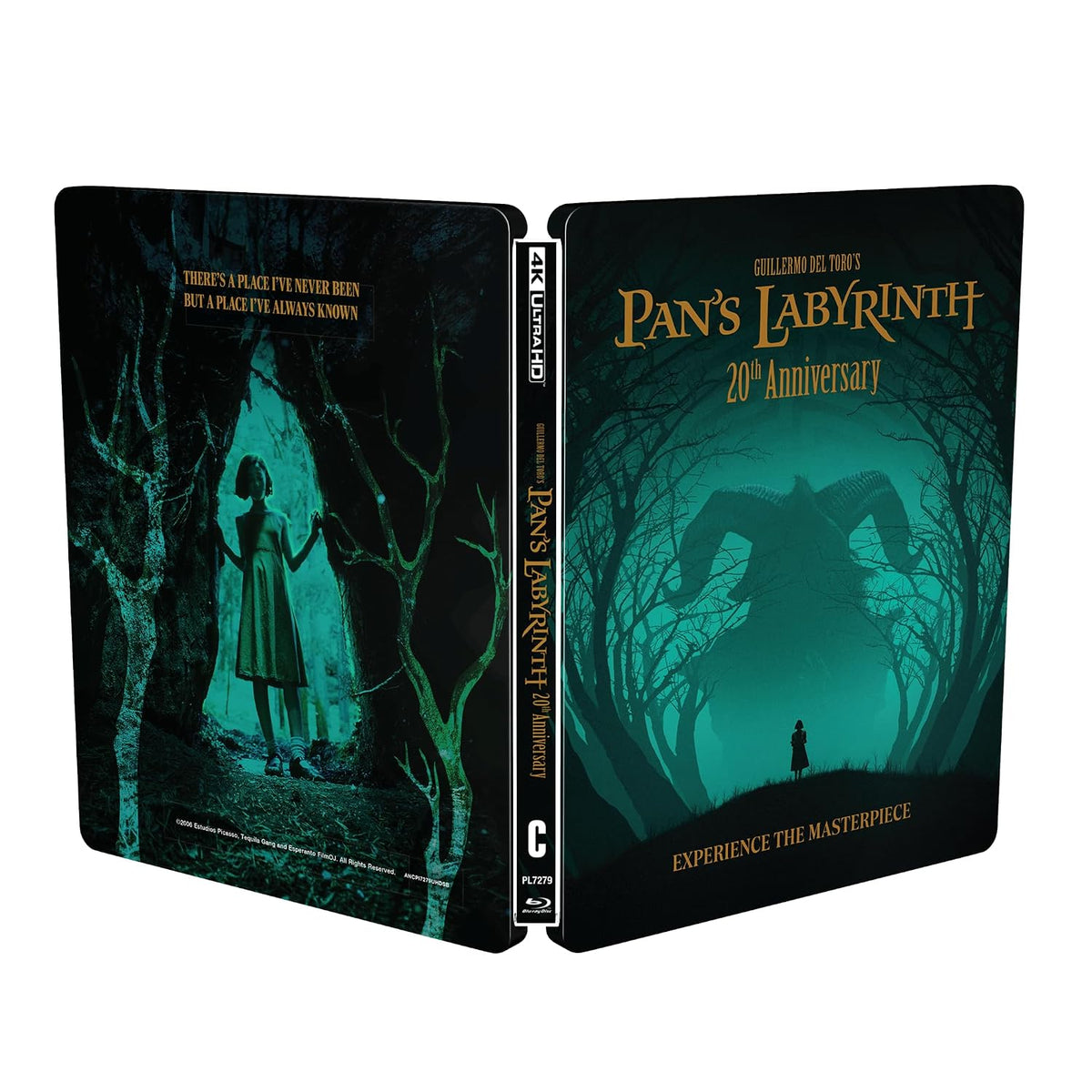 Лабиринт Фавна (2006) (англ. субтитры) (4K UHD + Blu-ray) Exclusive Steelbook [20th Anniversary] Limited Edition