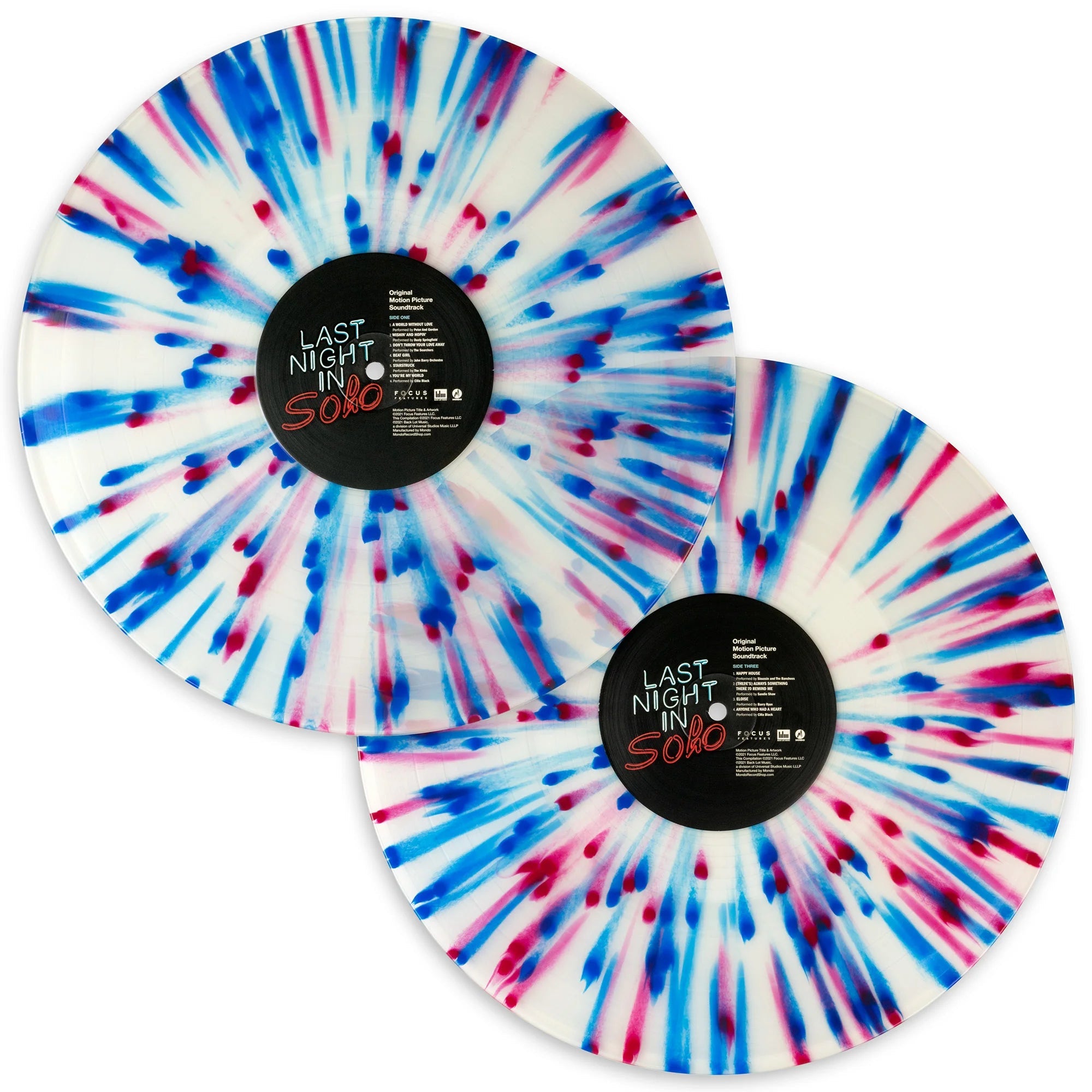 Last Night in Soho (Original Motion Picture Soundtrack) (Splatter Color Vinyl 2 LP)