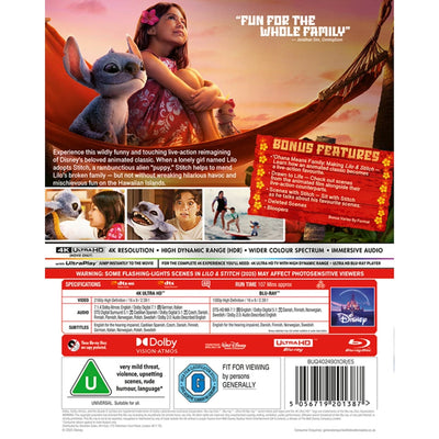 Лило и Стич (2025) (англ. язык) (4K UHD + Blu-ray)