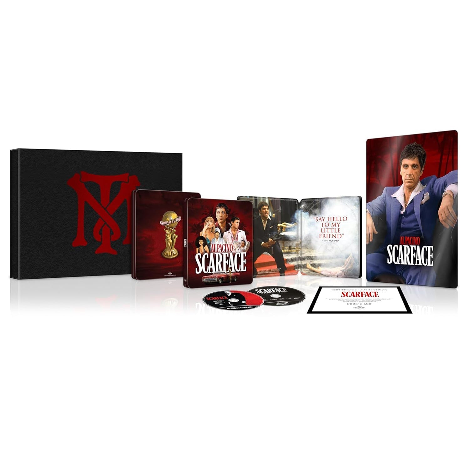 Лицо со шрамом (1983) (англ. язык) (4K UHD + Blu-ray) Ultimate Collector's Edition SteelBook