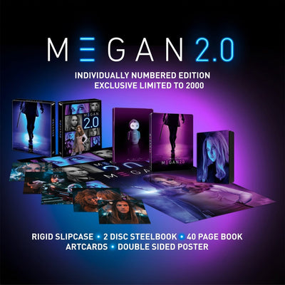 М3ГАН 2.0 (2025) (англ. язык) (4K UHD + Blu-ray) Limited Collector's Edition with SteelBook