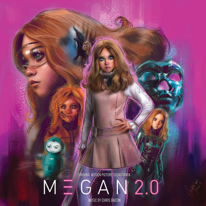 M3GAN 2.0 (Original Motion Picture Soundtrack) [20th Anniversary Edition] (Translucent Pink & White with Purple Splatter Vinyl 2LP)