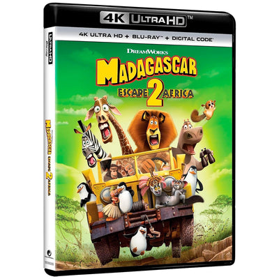 Мадагаскар 2 (2008) (англ. язык) (4K UHD + Blu-ray)