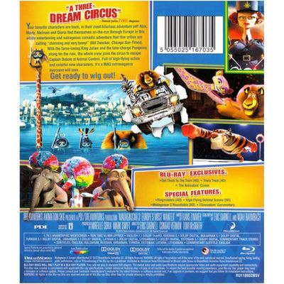 Мадагаскар 3 (Blu-ray)