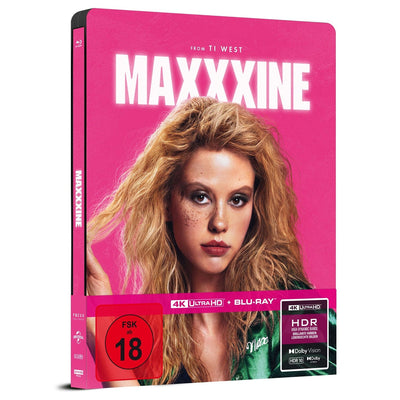 Максин XXX (2024) (англ. язык) (4K UHD + Blu-ray) Steelbook