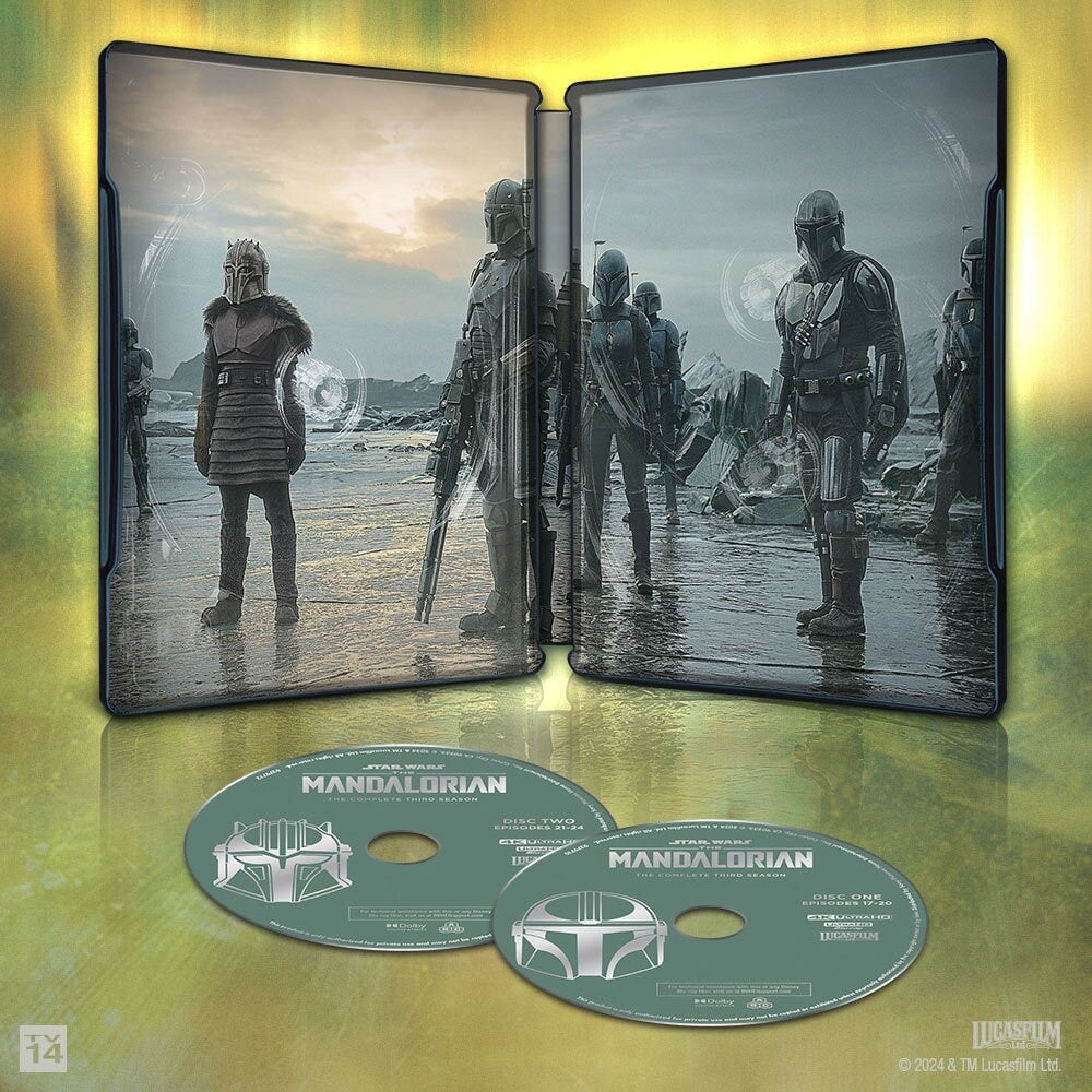 Мандалорец: Сезон 3 (англ. язык) (4K UHD Blu-ray) Steelbook (+ Art Cards)