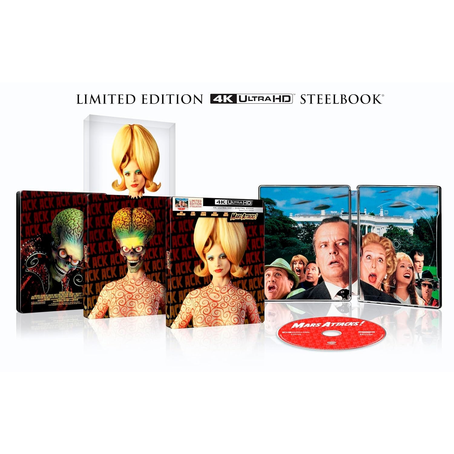 Марс атакует! (1996) (англ. язык) (4K UHD Blu-ray) Steelbook [30th Anniversary]
