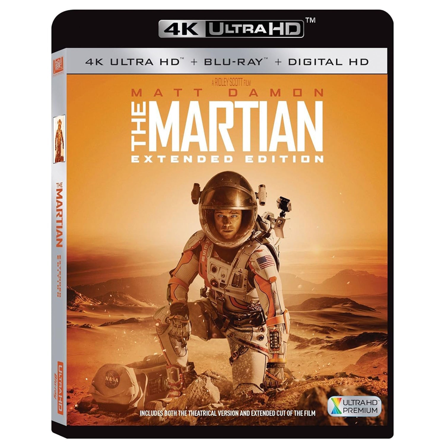 Марсианин (2015) [Расширенная версия] (англ. язык) (4K UHD + Blu-ray + Bonus Blu-ray)