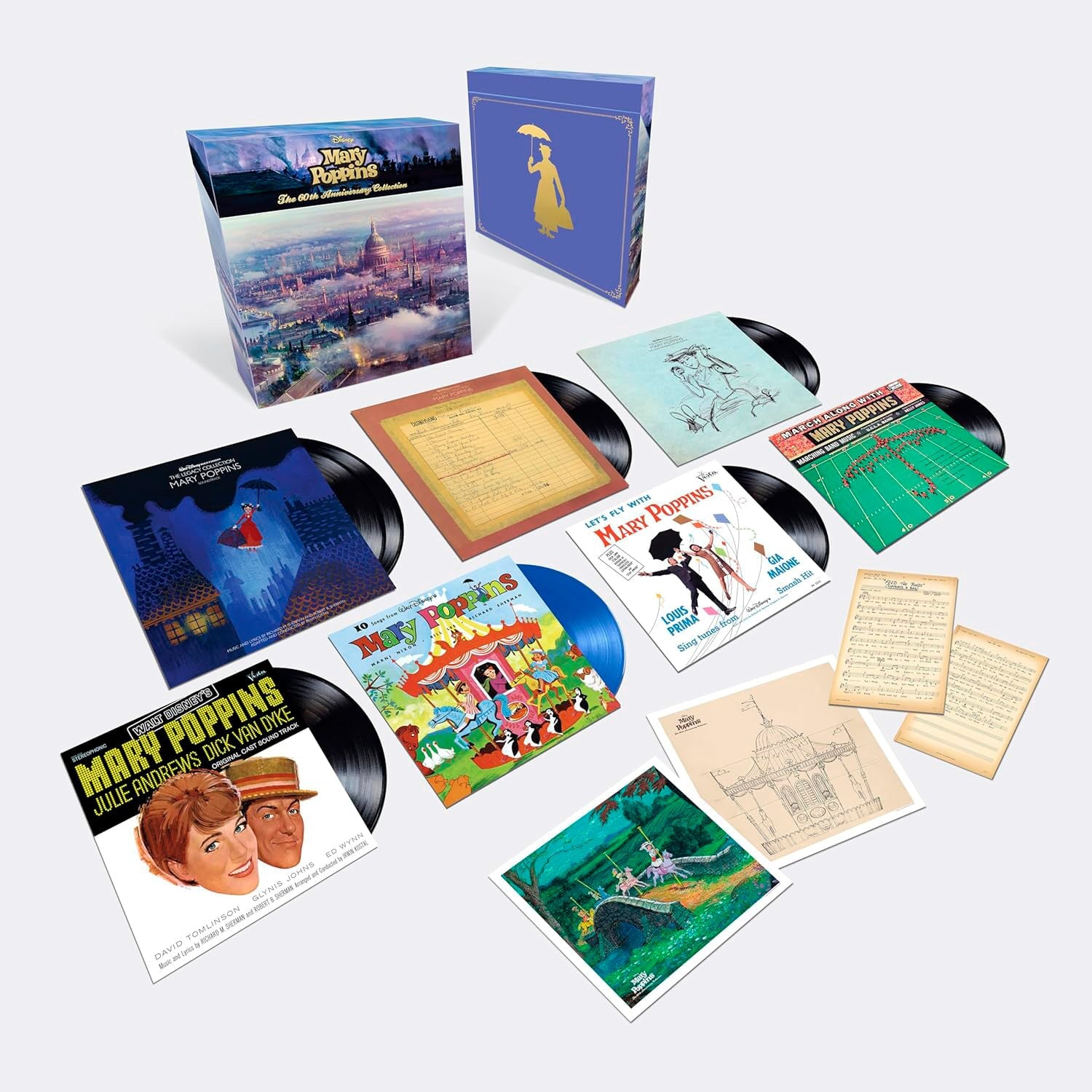 Mary Poppins: The 60th Anniversary Collection (Vinyl 9LP) Boxset