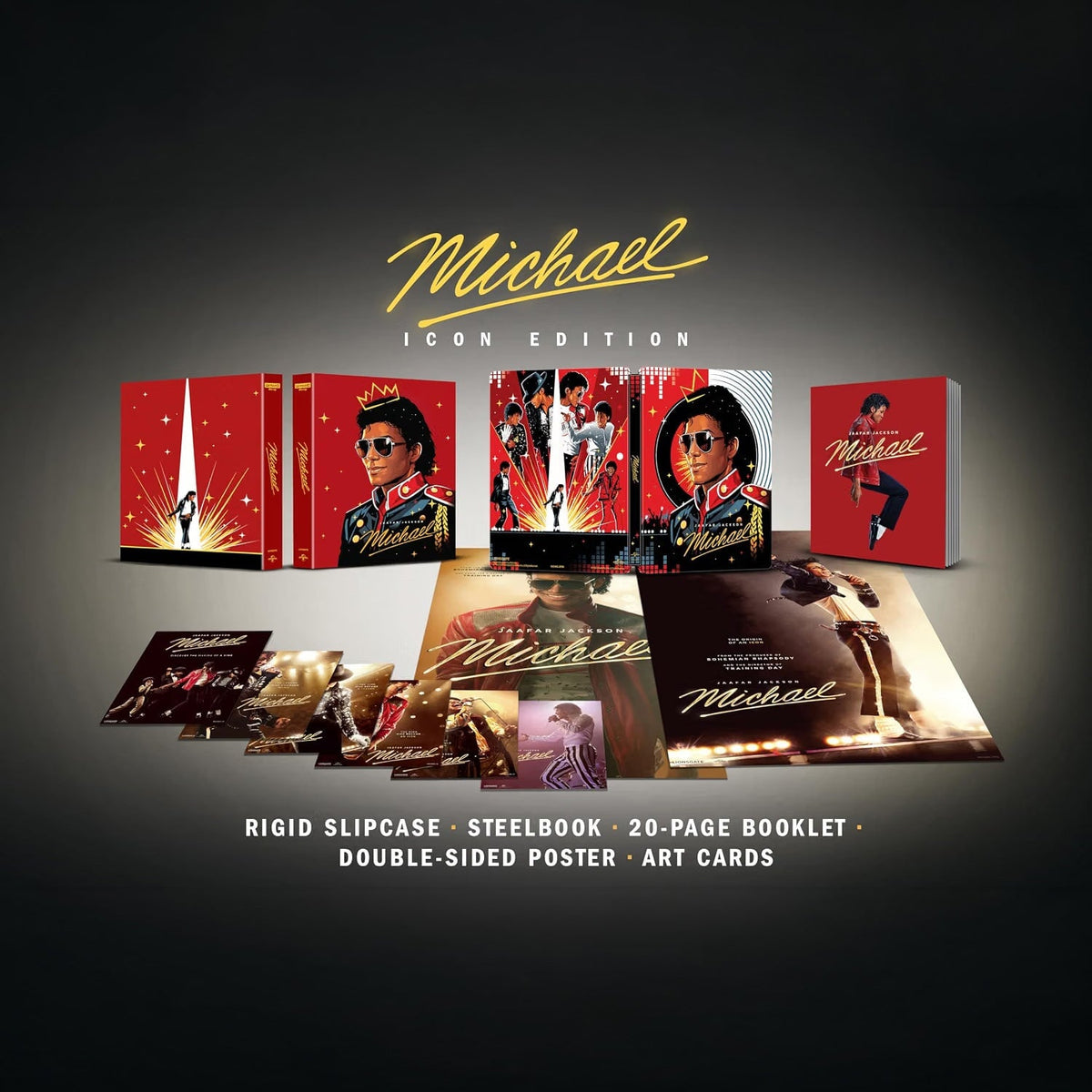 Майкл (2026) (англ. язык) (4K UHD + Blu-ray) Steelbook [Icon Collector's Edition]